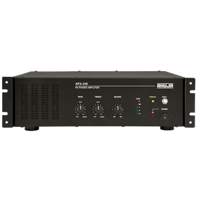 Installation PA Power Amplifiers